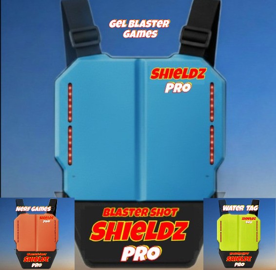 Blaster Shot SHIELDZ Vest for Gel Blaster Parties Inflatable Rentals and Special Events